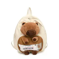 MAKEWAY - Mochila Capibara Peluche de Felpa