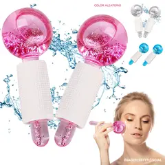 INSPIRA - Rodillos Faciales de Vidrio con Esferas Frías Crystal Ball