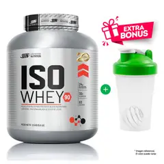 UNIVERSE NUTRITION - ISO WHEY 90 VAINILLA 2.5 kilos proteína isolatada + SHAKER