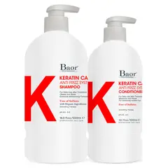 BAOR PROFESSIONAL - BAOR KERATIN CARE Shampoo 500 ml + Conditioner 300 ml