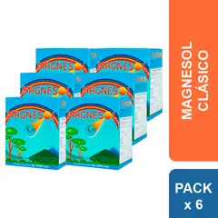 MAGNESOL - Clásico Pack de 6 Cajas - Magnesio + Zinc
