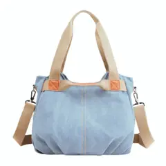 GENERICO - Makeway - Bolso de lona Vintage Informal Tendencia Denim 2025