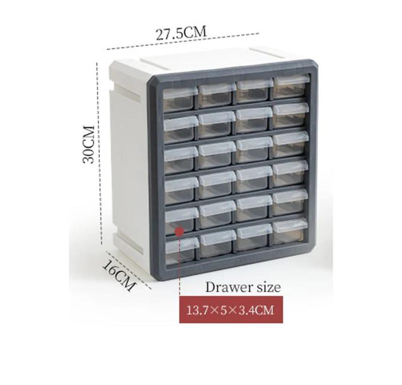 Organizador 24 Compartimiento Caja Organizadora Gaveta