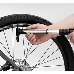 ROCKBROS - Inflador Portátil para Bicicleta 100 PSI de acero