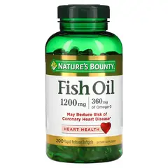 NATURES BOUNTY - Nature's Bounty, Omega 3, 1200 mg, 200 cápsulas