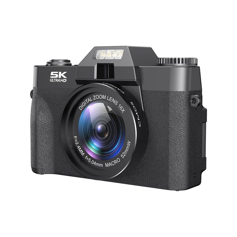 Cámaras Digitales 5K 75MP con WiFi AF Lente Gran Angular y Zoom 16X