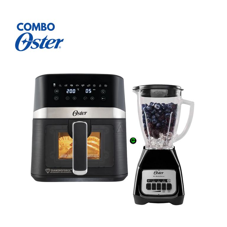 Combo Freidora de Aire 4L CKSTAF40WDDF y Licuadora BLSTKAGBPB