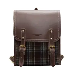 GENERICO - Cartera mochila vintage tendencia 2025 Fashion cuero PU