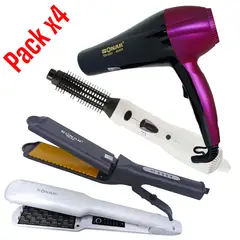 OEM - Set Secadora 4000W + Plancha Alisadora, Onduladora y Peine