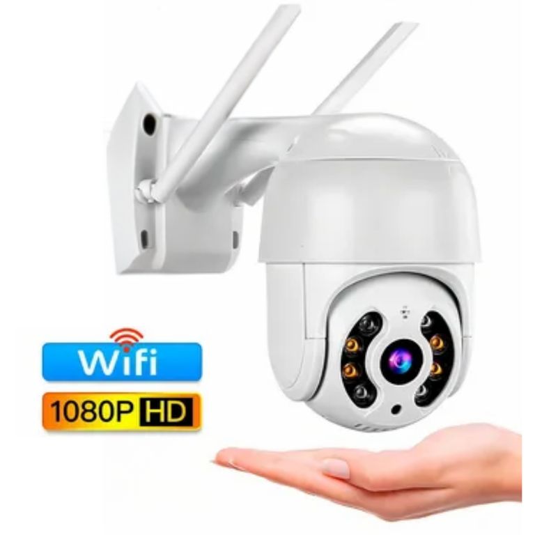 Cámara Seguridad Vigilancia PTZ Wifi Exterior Audio
