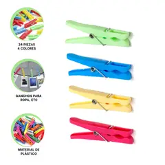 GENERICO - Pack2 Perchas Resistentes y Ligeras Y+Ligas de Regalo