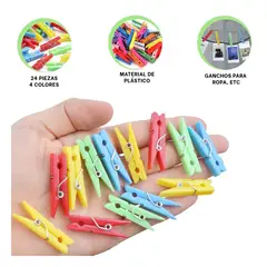 GENERICO - Pack9 Colgadores para Colgar Ropa sin Deformarla Multicolor