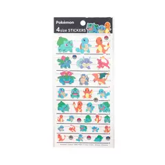 POKEMON - Center Sticker Kanto Set Japon