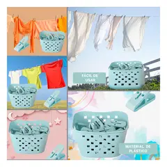 RYBIU IMPORT - Pack4 Cesto Cuadrado en Color Verde Y+Regalo Agendita