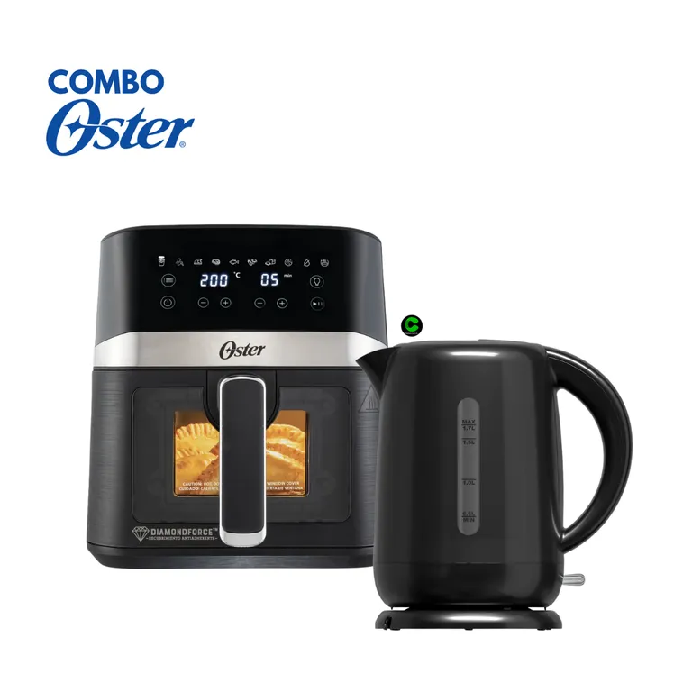 Combo Freidora 4L CKSTAF40WDDF y Hervidor