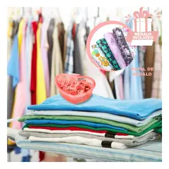 GENERICO - Pack5 Canasta Decorativo en Rosado Y+Papel de Regalo