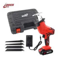 QUICK - Sierra Sable Recíproca Inalámbrica 1 Baterías 48vf-