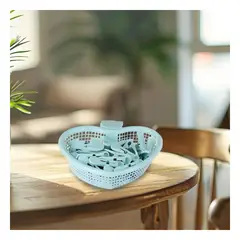 GENERICO - Pack3 Canasta Liviana en Color Verde Y+Ligas de Regalo