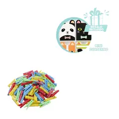 GENERICO - Pack5 Ganchos de Plástico Livianos Y+Regalo Agendita