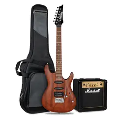 IBANEZ - Guitarra Electrica GSA60-WNF con Amplificador Marshall MG10