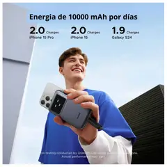 UGREEN - Cargador Bateria Portatil Carga Rapida 30W Power Bank 10000mAh