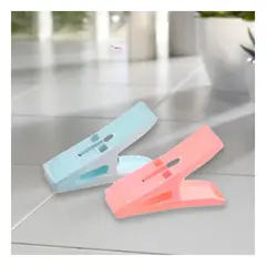 GENERICO - Pack3 Colgadores Resistentes y Cuerda Y+Banderitas Adhesivas