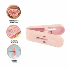 RYBIU IMPORT - Pack2 Cesto Circular Para el Hogar Rosado Y+Regalo Agendita