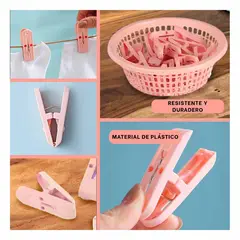 RYBIU IMPORT - Pack4 Cesto Circular con Diseño en Rosado Y+Regalo Agendita