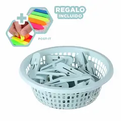 RYBIU IMPORT - Pack12 Contenedor Circular en Verde Y+Banderitas Adhesivas