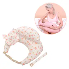 BABYPAL - Almohada de Lactancia Ergonómica 3 en 1 Suave Rosa