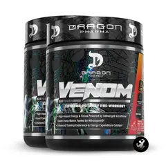 VENOM - Pack x 02 Pre Entreno 40 serv - Tropical Fruit Punch