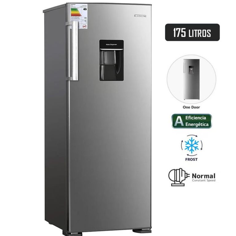 Refrigeradora 175L Frost 1PD Inox