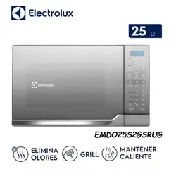 ELECTROLUX - Horno Microondas 25L Gris EMDO25S2GSRUG