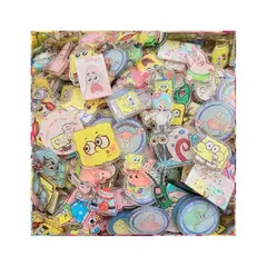 GENERICO - Acrilicos al Azar 10 unidades de Bob Esponja