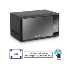 MIRAY - Horno Microondas HMM-20L Negro