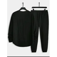 GENERICO - CONJUNTO NEGRO CON DISEÑO DE LETRAS