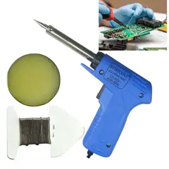 OEM - Kit Soldadura 3 en 1: Cautín Pistola, Estaño y Pasta Flux