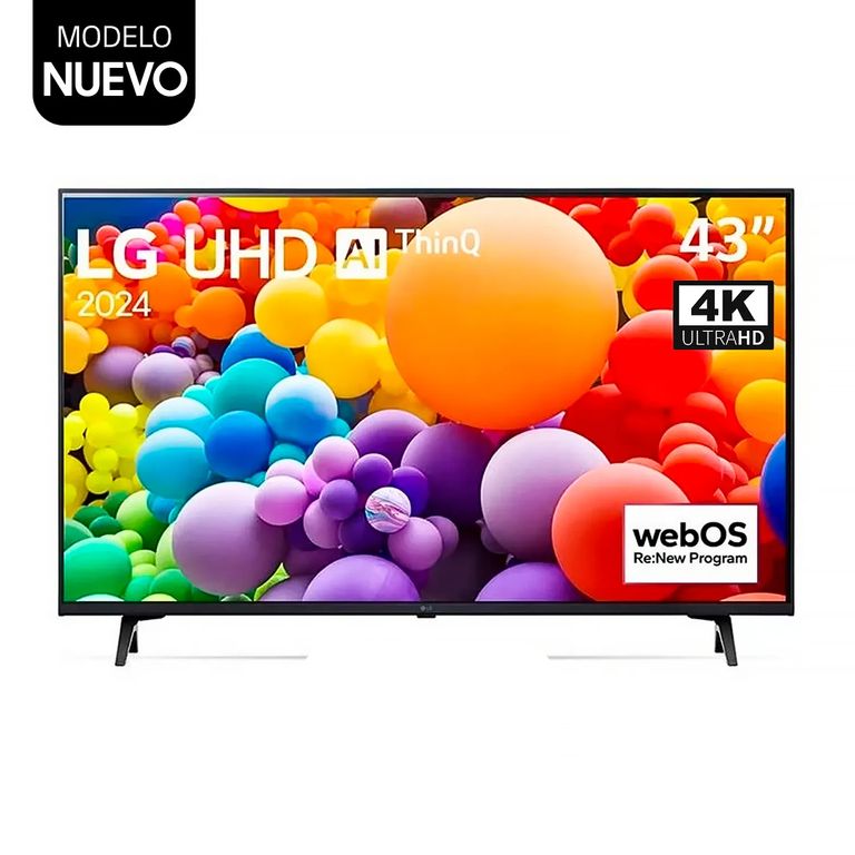 TELEVISOR  43" 4K UHD SMART TV CON THINQ AI 43UT7300PSA