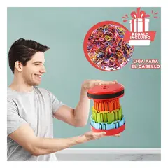 GENERICO - Pack12 Asiento Exotico de Tapa Rojo Y+Ligas de Regalo