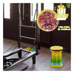 GENERICO - Pack9 Banca Versatil en Color Amarillo Y+Ligas de Regalo