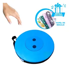 GENERICO - Pack5 Silla Portatil con Tapa Azul Y+Papel de Regalo