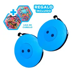GENERICO - Pack5 Asiento Multicolor de Tapa Azul Y+Ligas de Regalo