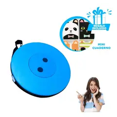 GENERICO - Pack9 Silla Compacta con Seguro Azul Y+Regalo Agendita
