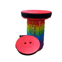 GENERICO - Pack2 Silla Portatil con Tapa Rojo Y+Papel de Regalo