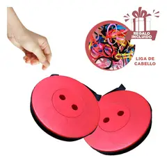 GENERICO - Pack12 Asiento Multicolor de Tapa Rojo Y+Ligas de Regalo