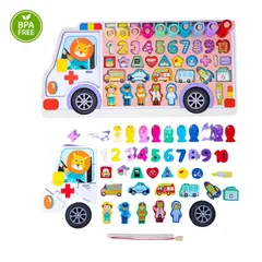 GENERICO - Tablero Educativo 6 en 1