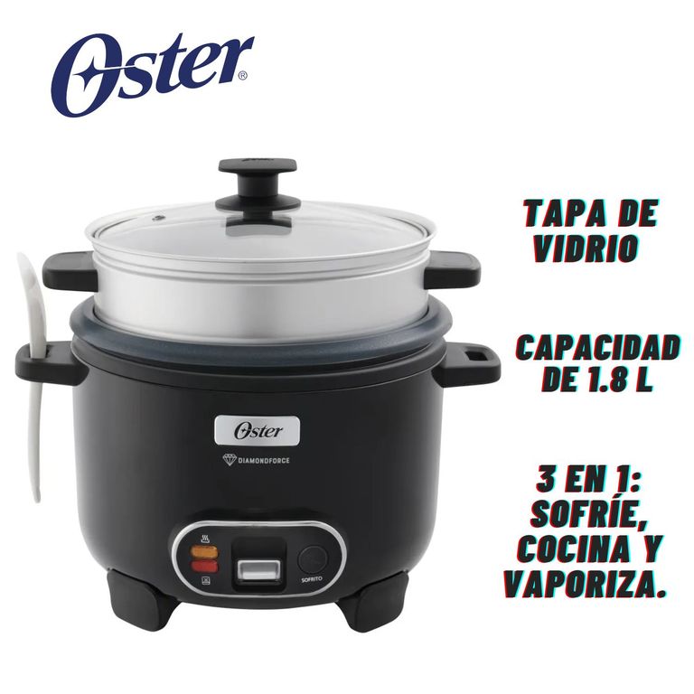 Olla Arrocera CKSTRC10DFBLK 1,8 L Vaporera Función de Sofrito