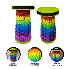 GENERICO - Pack2 Asiento Portatil en Verde Limon Y+Ligas de Regalo