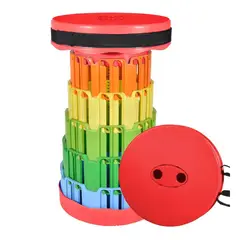 GENERICO - Pack2 Silla Plegables 2 Seguros Portatiles en Rojo