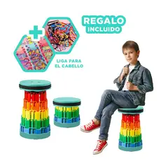 GENERICO - Pack12 Asiento Exotico de Tapa Verde Y+Ligas de Regalo